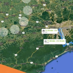 Guarujá do Sul - SC - Cidade atendida pela Staka Estruturas com pré-moldados de qualidade